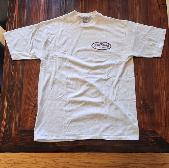 Rare Vintage Bill Clinton "Slick Willie's Brothel" Humor T-Shirt - Size XL - Picture 2 of 7